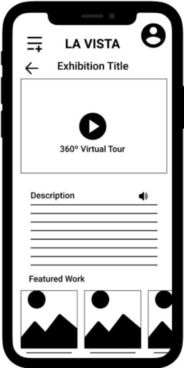 Wireframe - Virtual tour